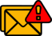 An Email Envelope Featuring A Prominent Red Exclamation Mark, Indicating Urgency Or Important Communication.